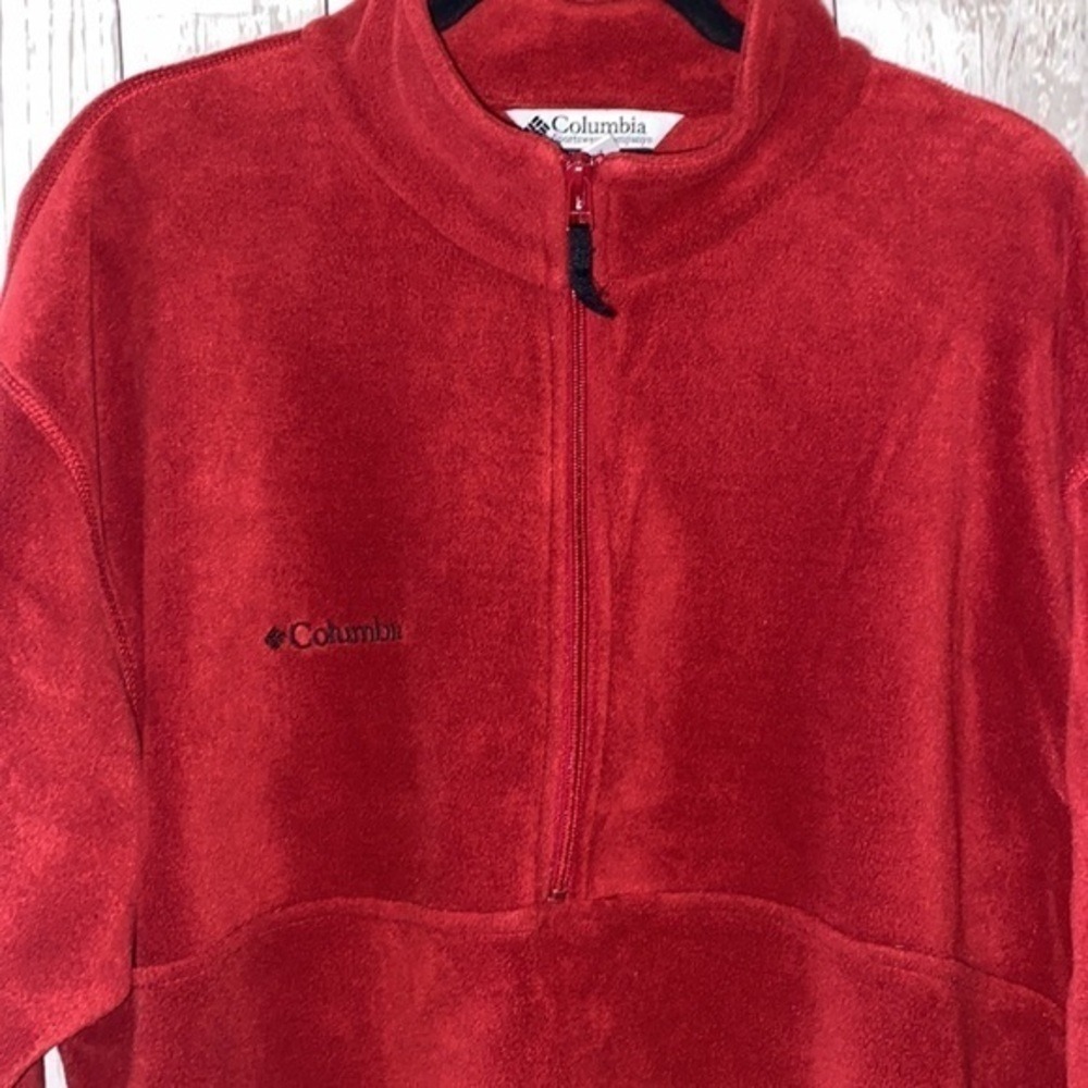 Columbia Men's Quarter Zip Fleece Pullover Unisex Size XL - Picture 6 of 9
